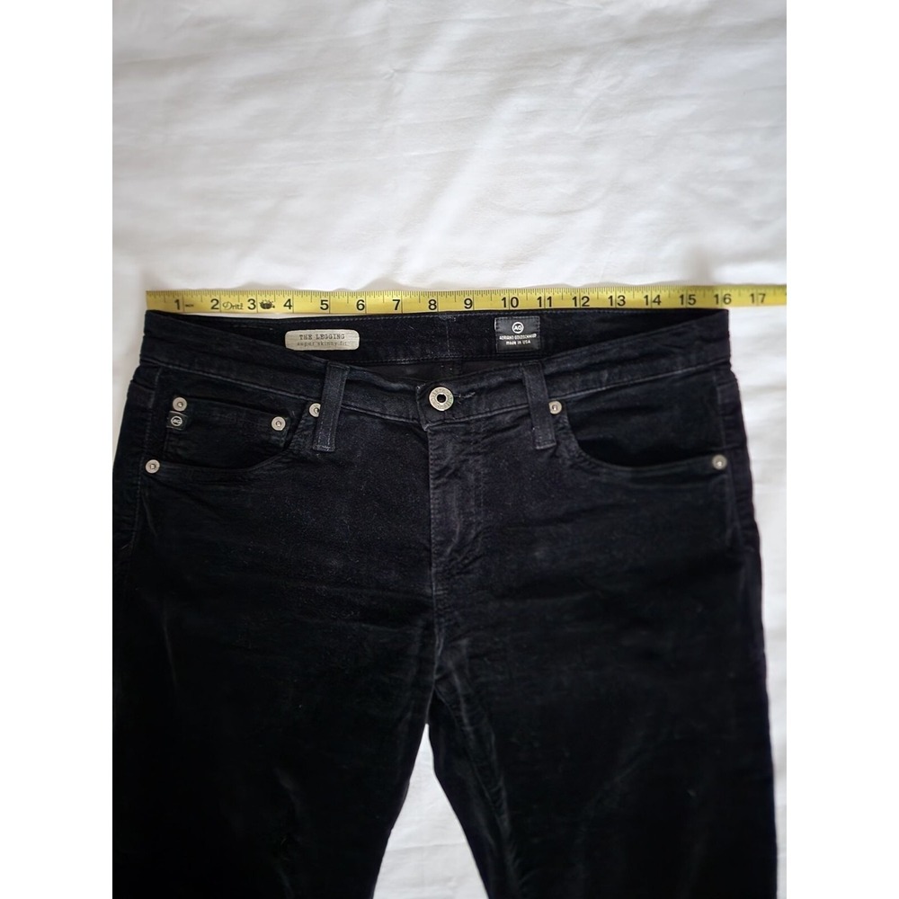AG Adriano Goldschmied Women's Black The Legging Super Skinny Fit Jeans Size 30 - Picture 8 of 11